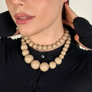 Collana maxi perle Selene - 3 colori