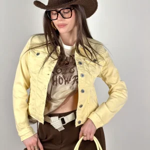 Giubbino jeans Spring giallo
