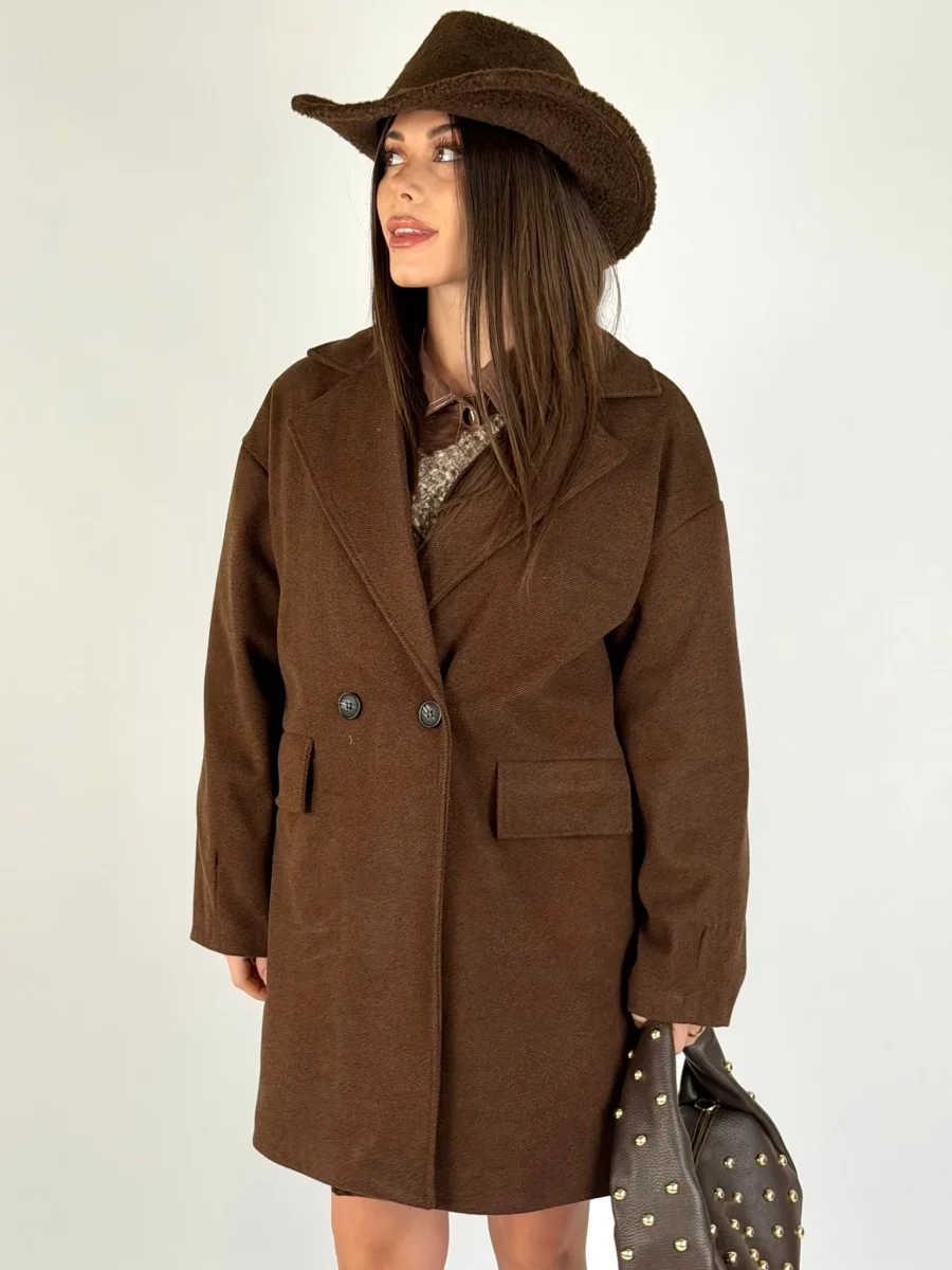 Cappotto bonton moro - immagine 4