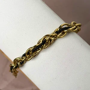 Bracciale catena e perline