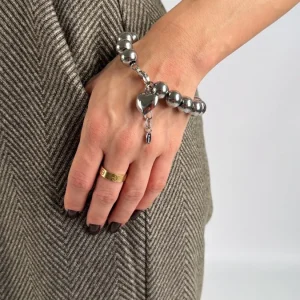 Bracciale cuore sfere bomb - 2 colori