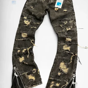 Jeans CIANOTIC Flare mr331 black