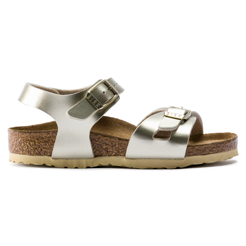 Birkenstock kids Rio Electric metallic Gold - immagine 6