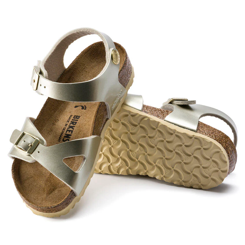 Birkenstock kids Rio Electric metallic Gold - immagine 5