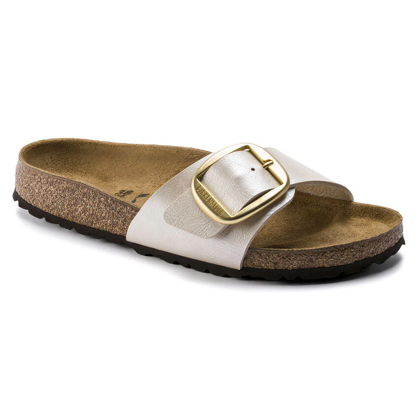 Birkenstock Madrid Big Buckle Graceful Pearl White /Narrow fit - immagine 2
