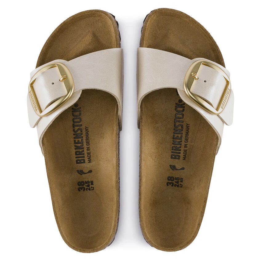 Birkenstock Madrid Big Buckle Graceful Pearl White /Narrow fit - immagine 6