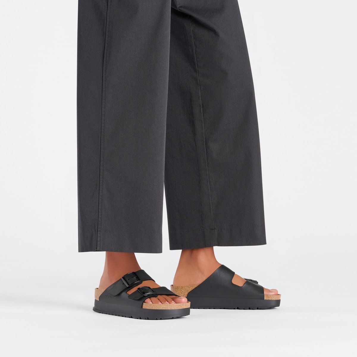 Birkenstock Arizona PAP Flex Platform - black /Narrow fit - immagine 4