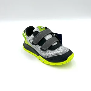 Primigi Sneakers kids (collab Michelin) chiusura a strappo tessuto traspirante - nero grigio e verde