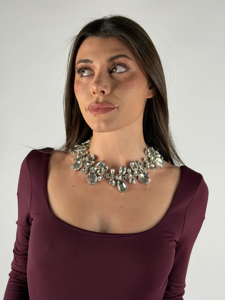 Collana pietre luminose - 2 colori - immagine 2