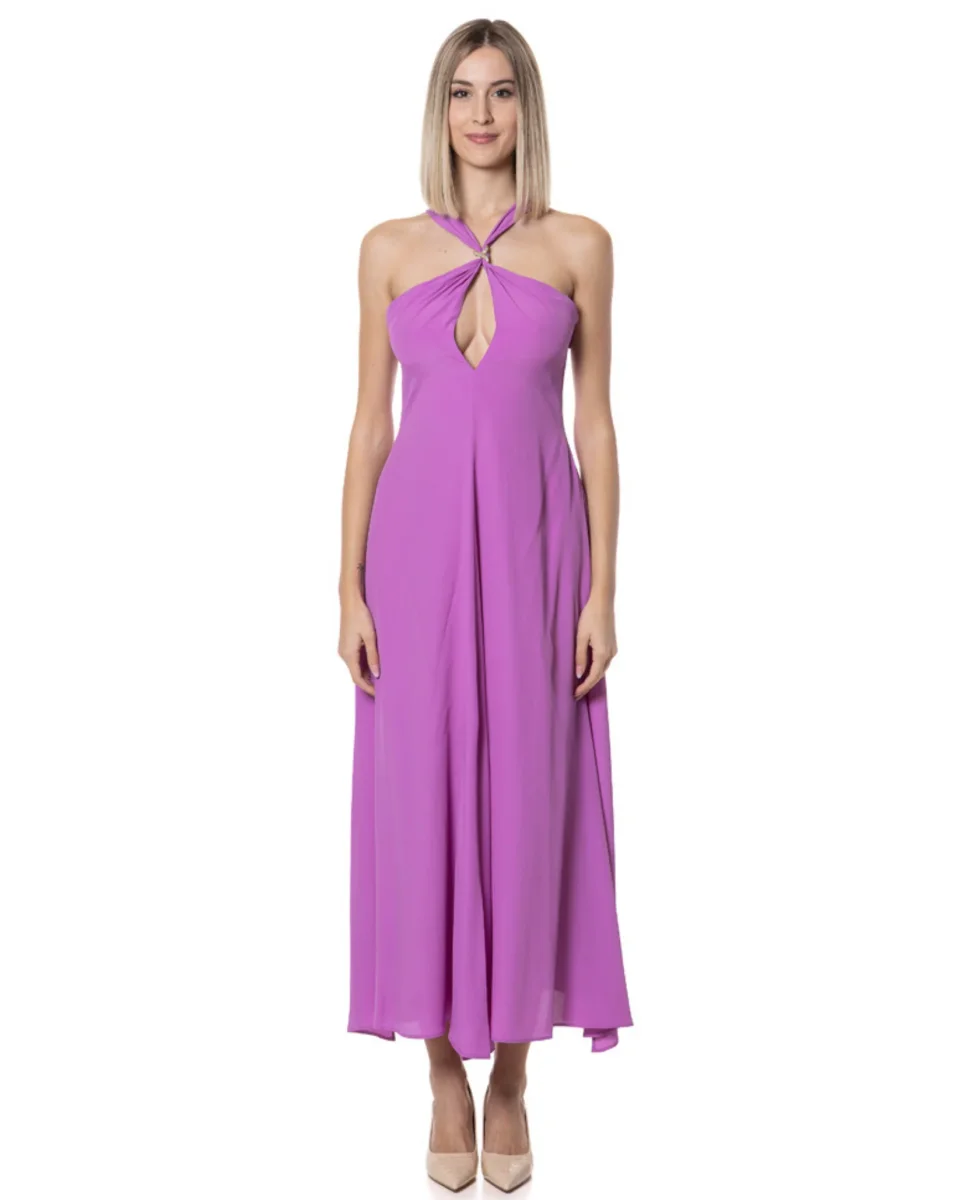 Abito lungo svasato - immagine 2