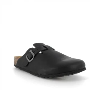 Igi&co Sandalo sabot Boston in pelle nero