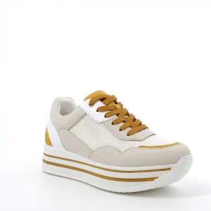 Igi&co sneaker platform- giallo senape