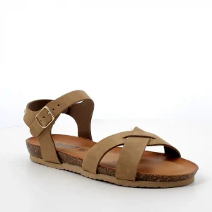 Igi&co Sandalo donna basso vera pelle - nude ( memory foam)