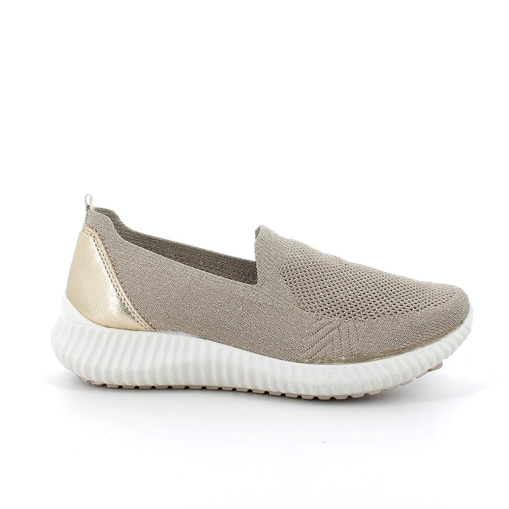Igi&co Sneakers Slip on donna (memory foam) - oro gold - immagine 5