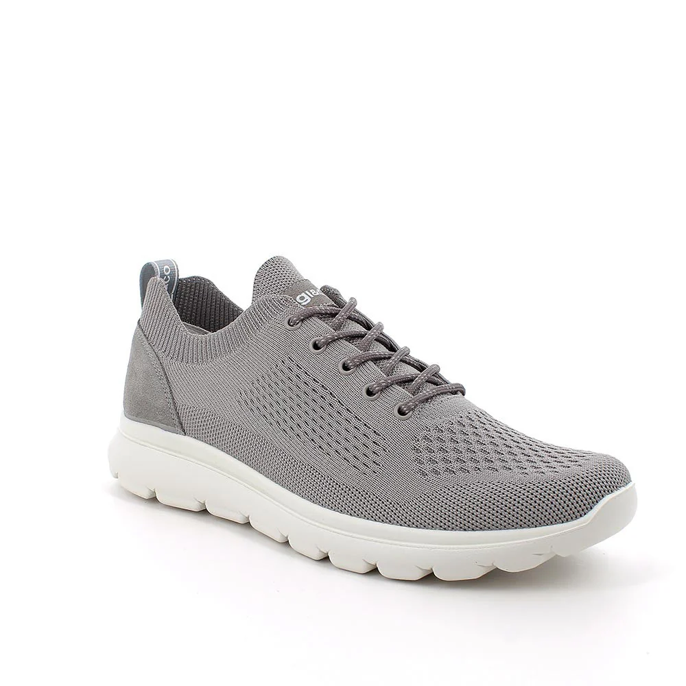 Igi&co Sneakers con lacci uomo - grigio (memory foam)