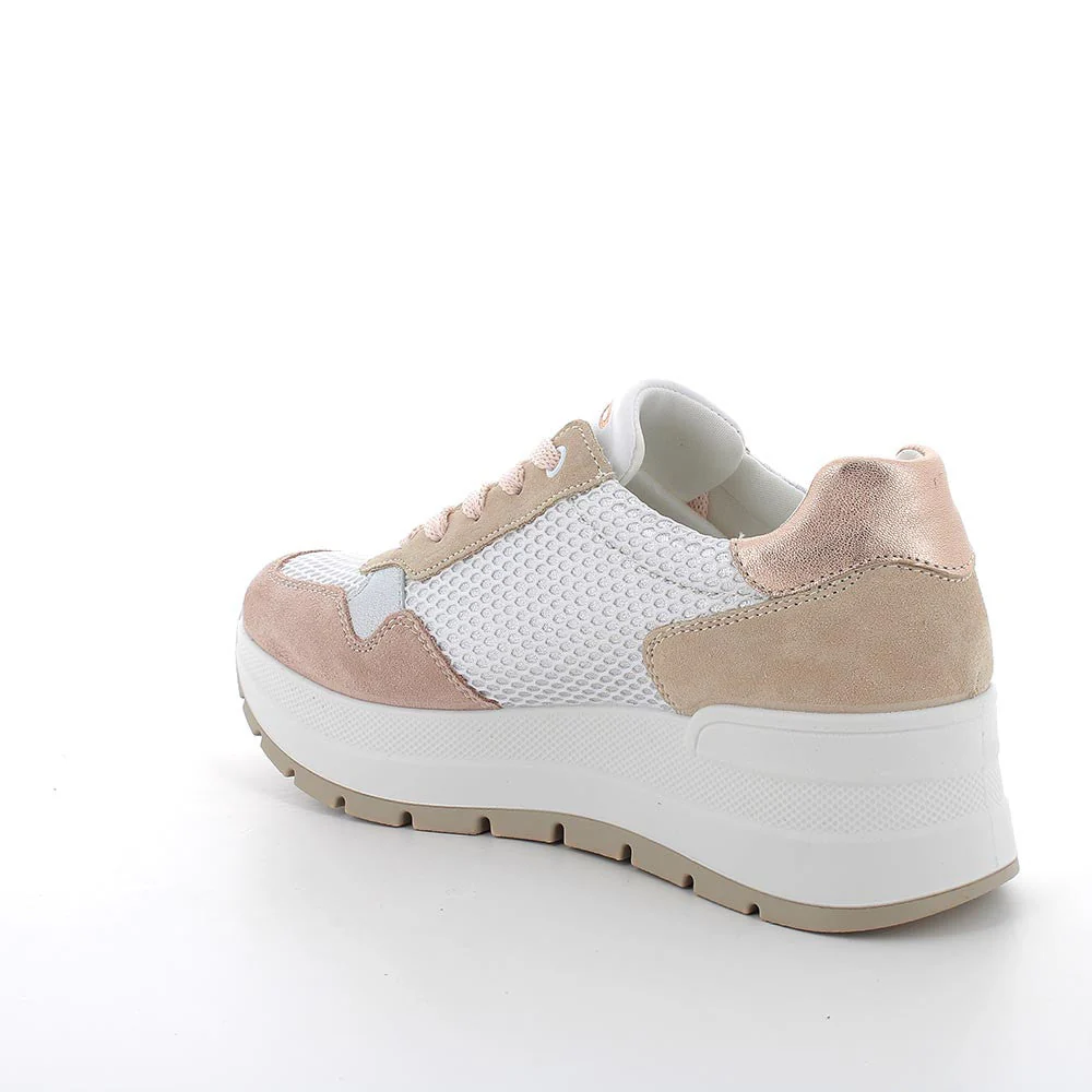 Igi&co Sneakers con zeppa da donna skin - avorio - immagine 3