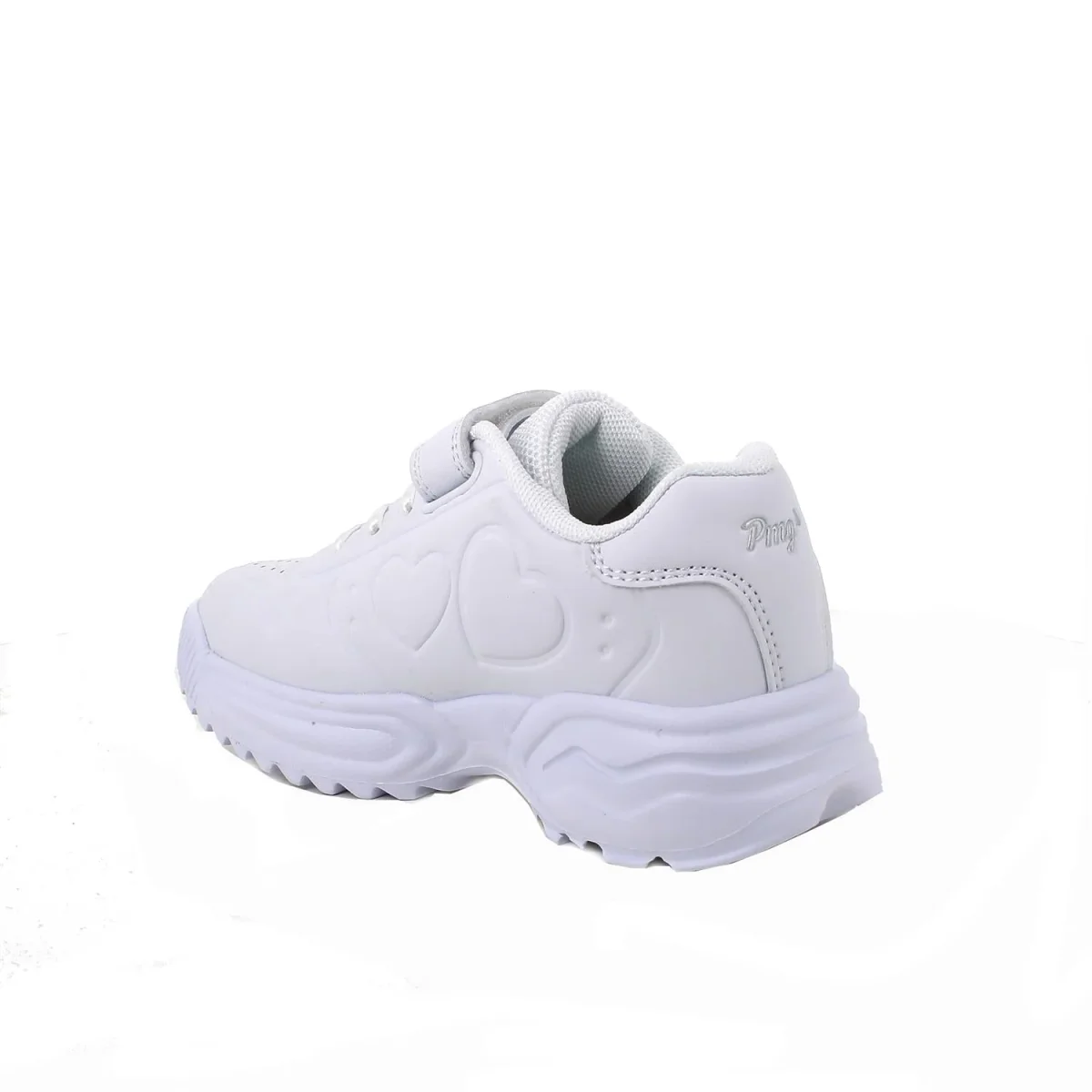 Primigi Sneakers total white chiusura a strappo - immagine 4