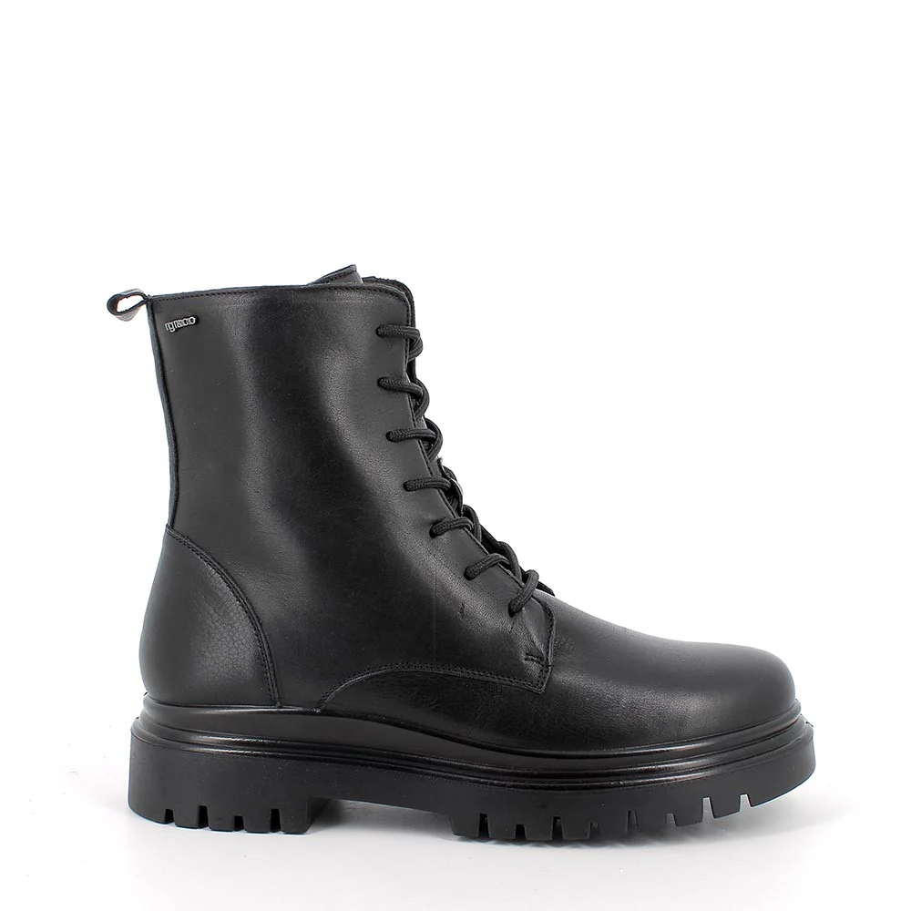 Igi&Co 8664000 Anfibi da donna nero con zip