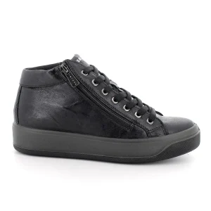 Igi&Co 8670044 Sneakers da donna nero con zip