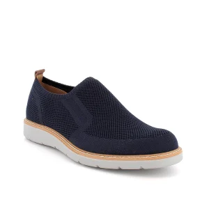 Igi&Co 1103711 Slip on calzino da uomo blu con elastico