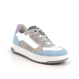 Igi&co Sneakers da donna, bianco grigio celeste rosa