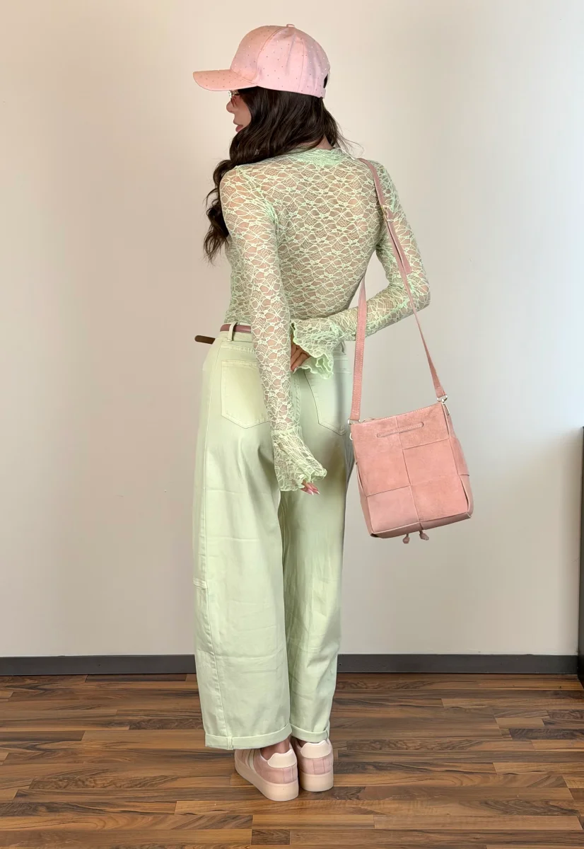 Jeans Terry verde salvia - immagine 7