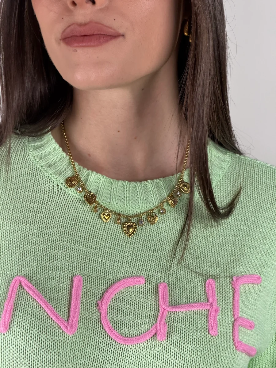 Collana je t’aime - 2 colori - immagine 3