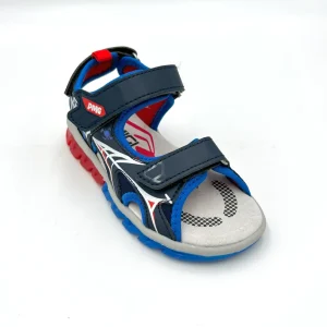 Primigi Sandali bambino regolabile con luci di movimento - spiderman blu