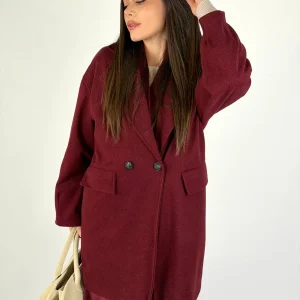 Cappotto bonton bordeaux