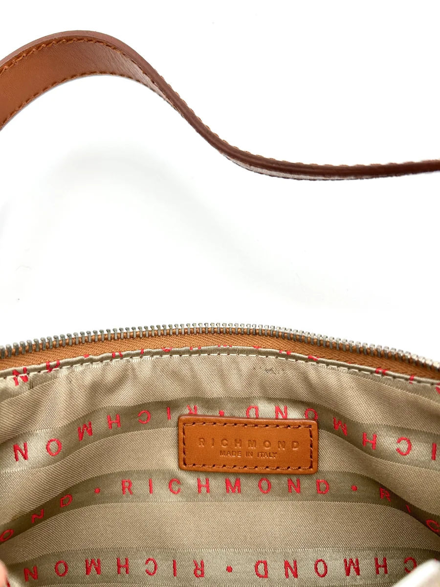 Richmond Borsa da spalla Nylon e vera pelle - blu e rosso - immagine 5