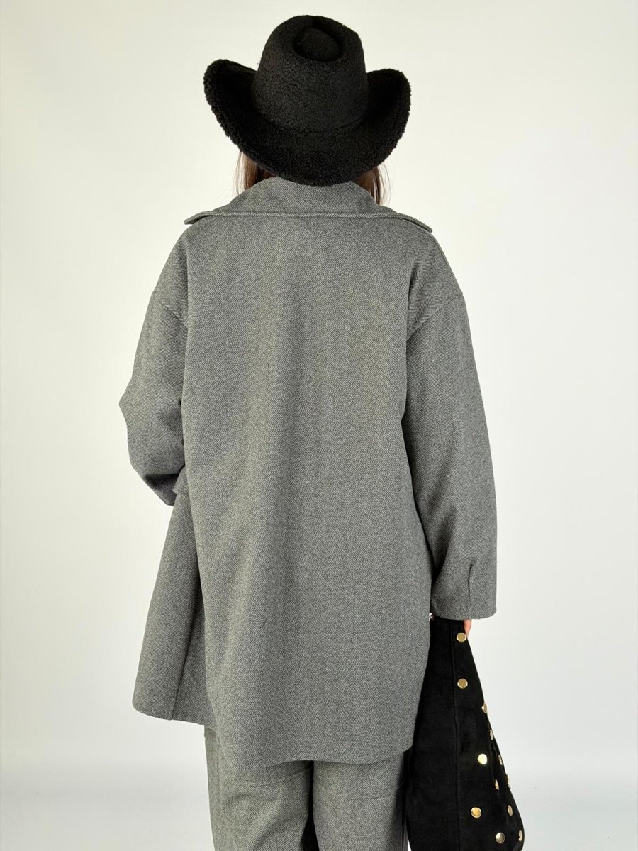 Cappotto bonton nero - immagine 7
