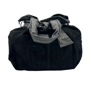 Vic Matie Borsa Sacchetto con fiocco - vera pelle scamosciata - nero