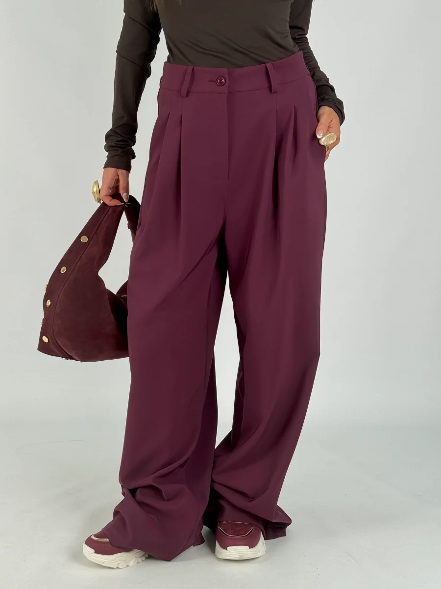 Pantalone Ambra bordeaux