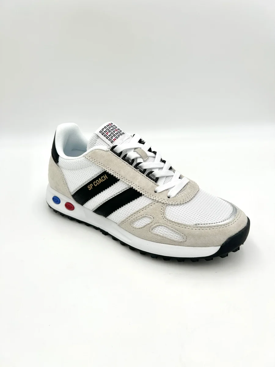 Soprani Sneakers uomo in memory foam - grigio e blu - immagine 3