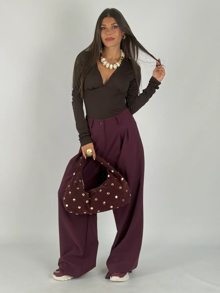Pantalone Ambra bordeaux - immagine 7