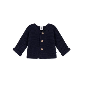 Cardigan Petit Bateau con bottoncini sul davanti