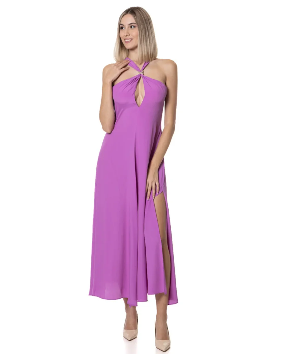 Abito lungo svasato - immagine 4