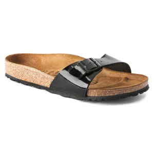 Birkenstock Madrid patent black /Narrow fit