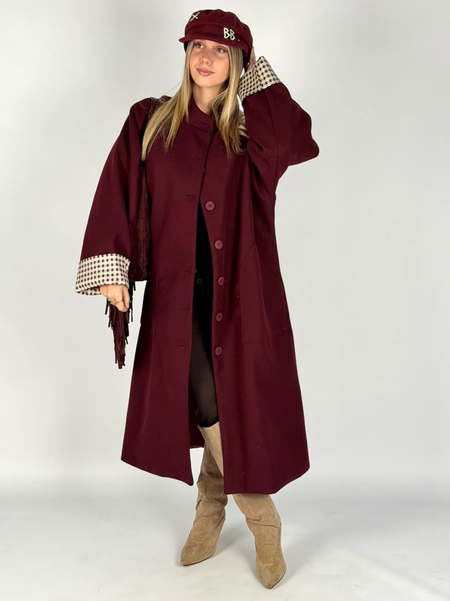 Cappotto Giove Bordeaux - immagine 4