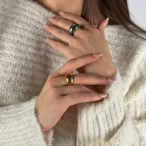 Anello sfera bold - 2 colori