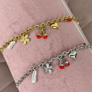 Bracciale ciondolo cherry