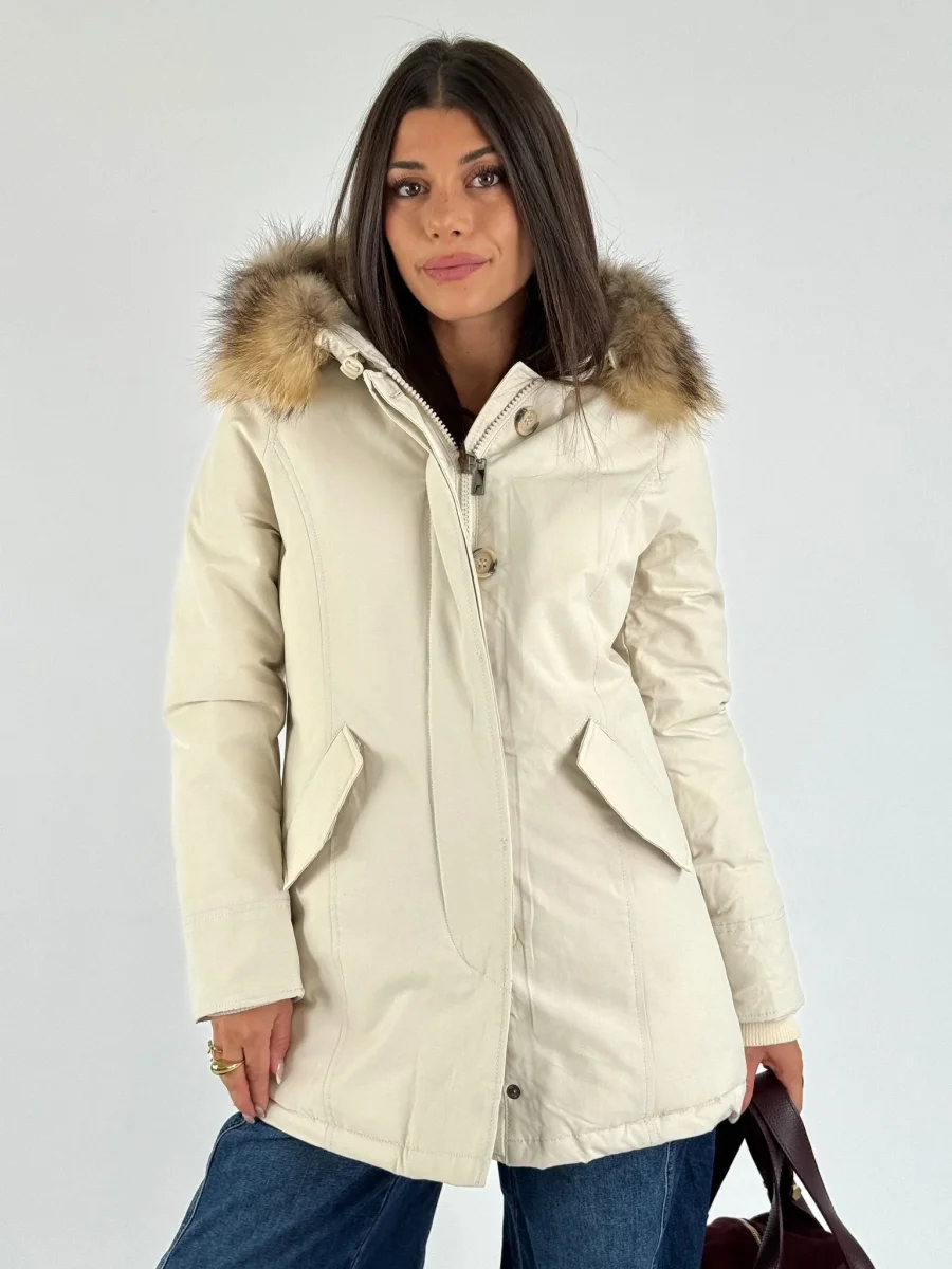 Giaccone Parka bianco - immagine 4