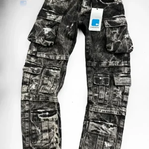 Jeans CIANOTIC Straight fit cargo 272 black