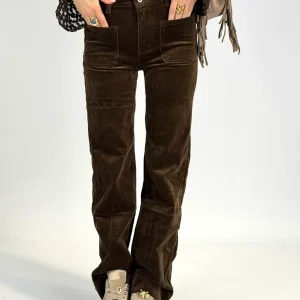 Pantalone velluto NEW COLLECTION moro