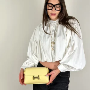 Camicia a palloncino bianca