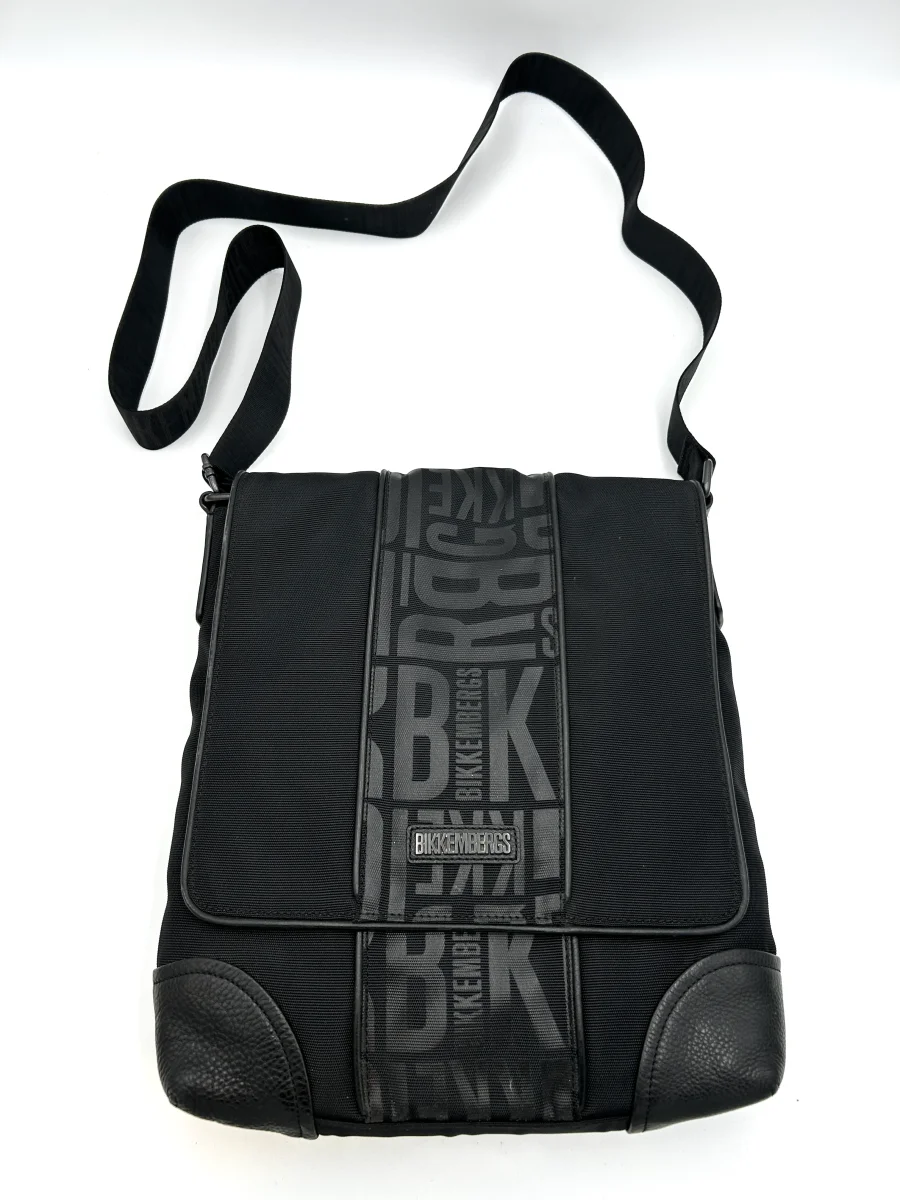 Bikkembergs Borsello Nylon e vera pelle - nero - immagine 2