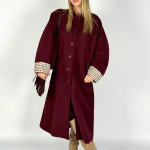 Cappotto Giove Bordeaux