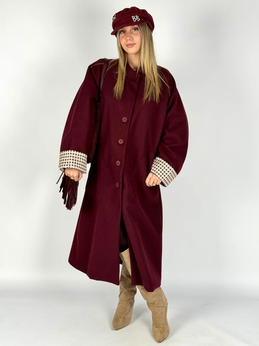 Cappotto Giove Bordeaux