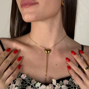 Collana valentine cuore bold oro