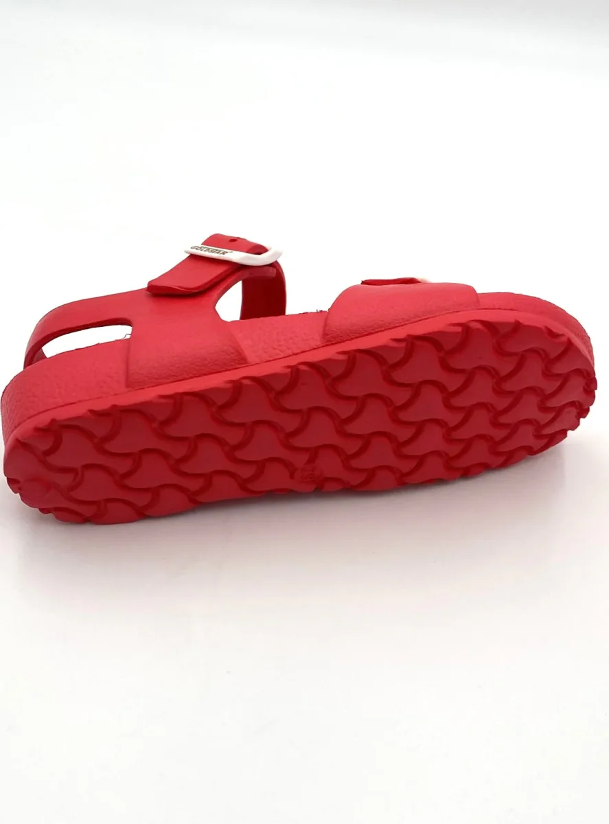 Goldstar Sandaletto unisex per bambini in gomma - Regolabile, rosso - immagine 5